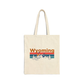 Wyoming Tote Bag - Cotton Canvas Wyoming Bag