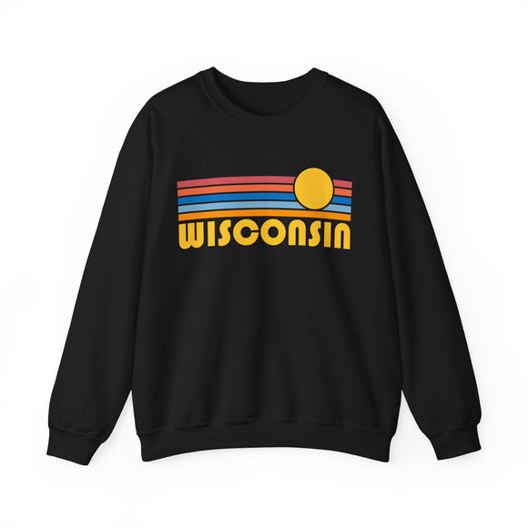 Copy of Copy of Wisconsin Sweatshirt - Retro Sunrise Unisex