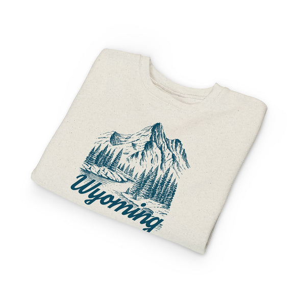 Wyoming Toddler Sweatshirt - Wyoming Toddler Crewneck Sweatshirt
