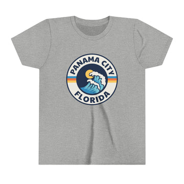 Buy athletic-heather Panama City, Florida Youth T-Shirt - Kids Panama City Shirt