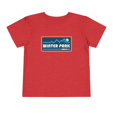 Buy heather-red Winter Park, Colorado Toddler Graphic Tee - Kids Winter Park T-Shirt