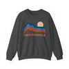 Chattanooga, Tennessee Sweatshirt Retro Mountains, Chattanooga Unisex Graphic Crewneck