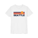 Seattle, Washington Youth T-Shirt — Retro Sun Tee-2