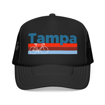 Tampa, Florida Trucker Hat - Foam Tampa Bike Cap - 0