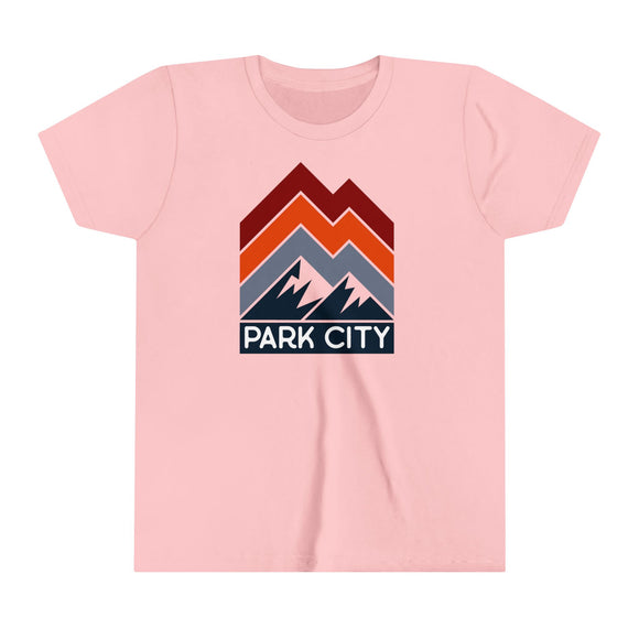 Park City, Utah Youth Shirt - Retro Mountain Park City Kid's T-Shirt