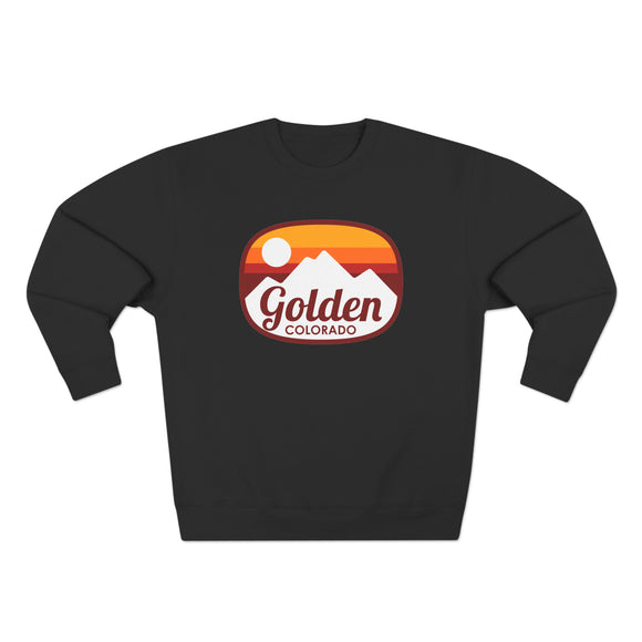 Premium Golden, Colorado Sweatshirt - Retro Unisex Sweatshirt