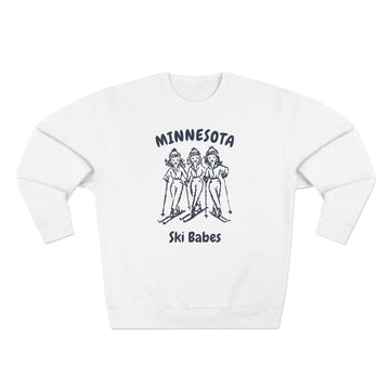 Premium Minnesota Ski Babes Sweatshirt - 0