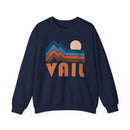 Vail, Colorado Sweatshirt Retro Mountains, Vail Unisex Graphic Crewneck-5