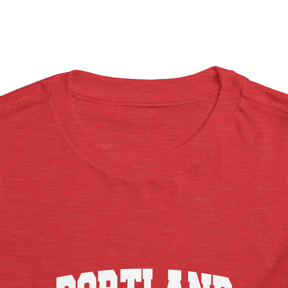Portland, Oregon Toddler Graphic Tee - Kids Portland Vacation Shirt