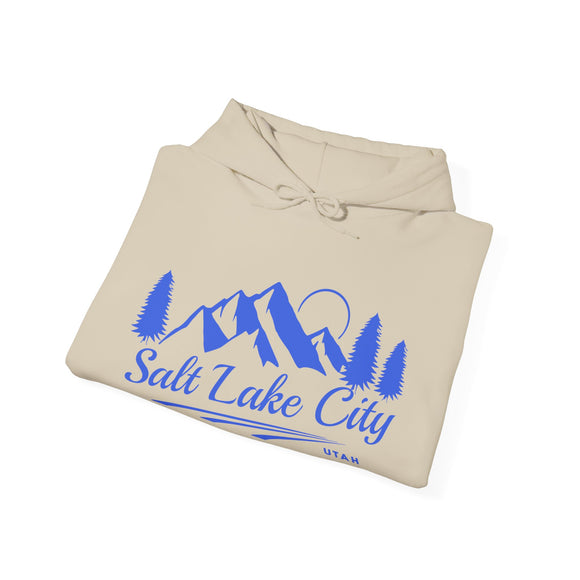 Salt Lake City, Utah Hoodie - Unisex Mountain Salt Lake City Hoodie Sweatshirt