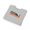 California Toddler Sweatshirt - Retro Mountain California Toddler Crewneck Sweatshirt