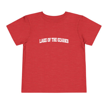 Buy heather-red Lake of the Ozarks, Missouri Toddler Graphic Tee - Kids Lake of the Ozarks Vacation T-Shirt