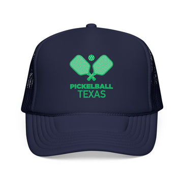 Texas Pickleball Trucker Hat - Foam Texas Cap