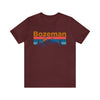 Bozeman, Montana Shirt - Mountain Sunset Unisex Bozeman T-Shirt