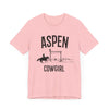 Aspen, Colorado Cowgirl Graphic Tee