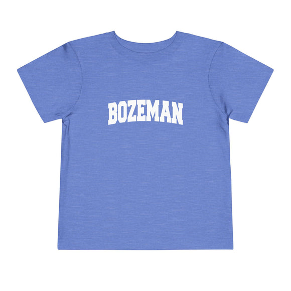 Bozeman, Montana Toddler Graphic Tee - Kids Bozeman Vacation Shirt