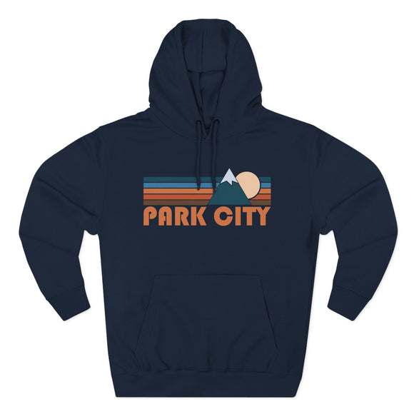 Park City, Utah Hoodie - Retro Mountain Unisex Sweatshirt