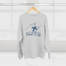 Premium Park City, Utah Vintage Snow Ski Sweatshirt-9
