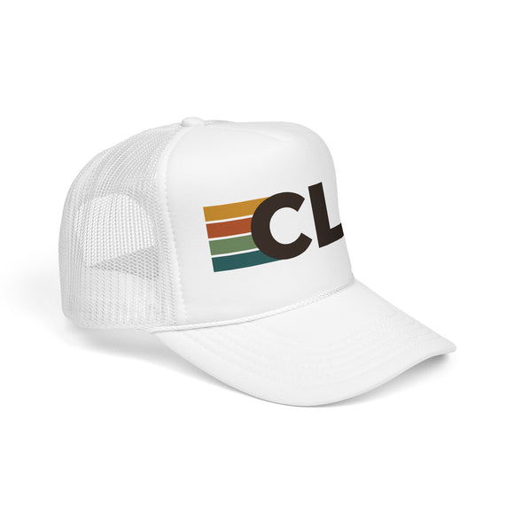 Charlotte, North Carolina Trucker Hat - CLT Abbr retro cap