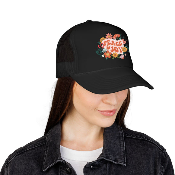 Peace and Joy Trucker Hat Boho