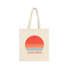 Anaheim, California Retro 80s Cotton Canvas Anaheim Tote Bag