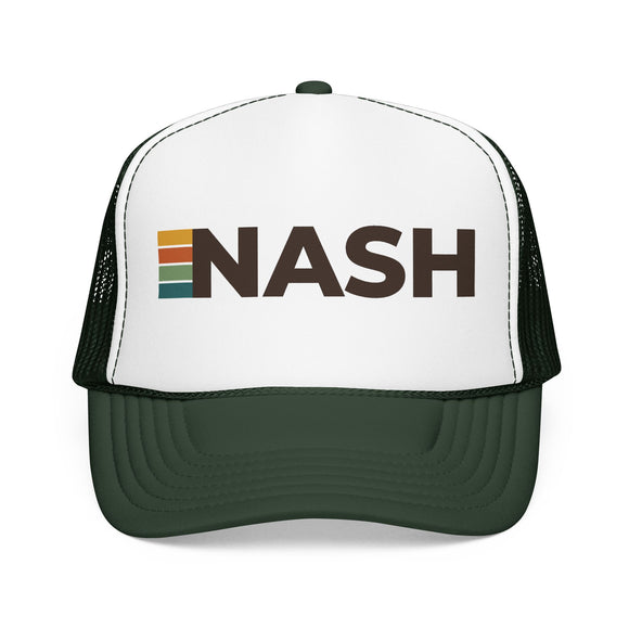 Nashville, Tennessee Trucker Hat - NASH Abbr retro cap