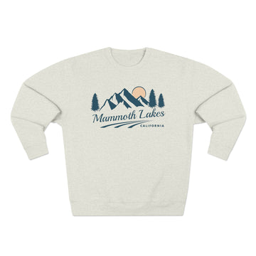Buy oatmeal-heather Premium Mammoth Lakes, California Sweatshirt - Unisex Sweatshirt