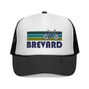 Brevard, North Carolina Retro Bike Trucker Hat - Vintage Style Brevard Cap-1