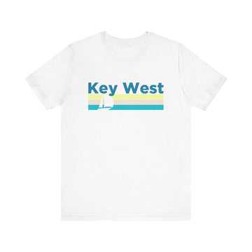 Key West, Florida T Shirt - Sailboat Graphic Tee