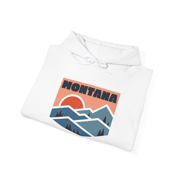 Montana Hoodie - Mountain Unisex Montana Hoodie Graphic Sweatshirt