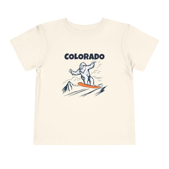 Colorado Yeti Snowboard Toddler Tee