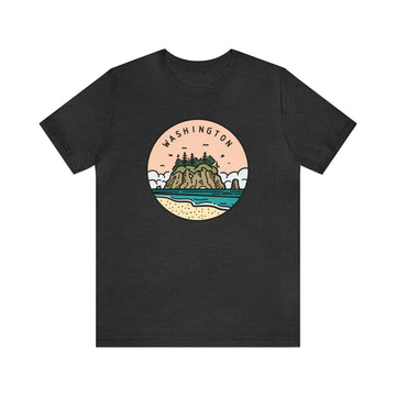 Buy dark-grey-heather Washington T-Shirt - Unisex Washington Shirt