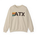 Austin, Texas ATX Retro Stripe Sweatshirt-2