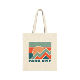 Park City, Utah Cotton Canvas Park City Tote Bag