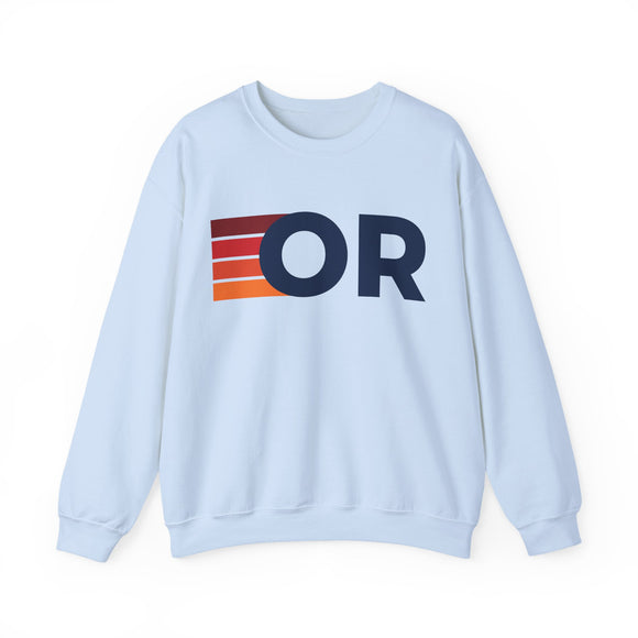 Oregon Retro Sweatshirt | Retro Stripes Oregon