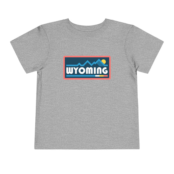 Wyoming Toddler Graphic Tee - Kids Wyoming Shirt