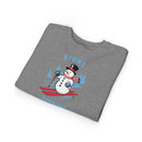 Stowe, Vermont Toddler Sweatshirt - Skiing Snowman Stowe Toddler Crewneck Sweatshirt-10