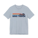 Lake Tahoe, California T Shirt - Retro Jetski PWC Graphic Tee-16