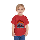 Colorado Toddler T-Shirt - Retro Palm Tree Unisex Toddler Colorado Shirt-19