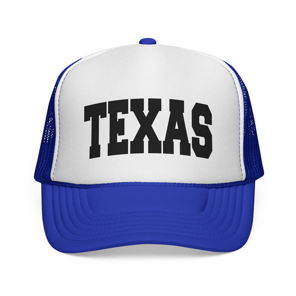 Texas Retro Collegiate Style Trucker Hat