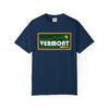Vermont Graphic Tee, Comfort Colors Retro Mountain Unisex T shirt