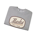 Alaska Sweatshirt - Unisex Retro Alaska Crewneck Sweatshirt-13