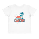 Cancun, Mexico Toddler T-Shirt - Retro Palm Tree Toddler Cancun Shirt-2