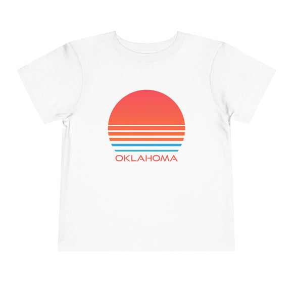 Oklahoma Toddler T-Shirt - Retro 80s Unisex Toddler Oklahoma Shirt