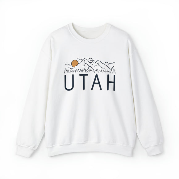 Utah Sweatshirt - Unisex Utah Crewneck Sweatshirt