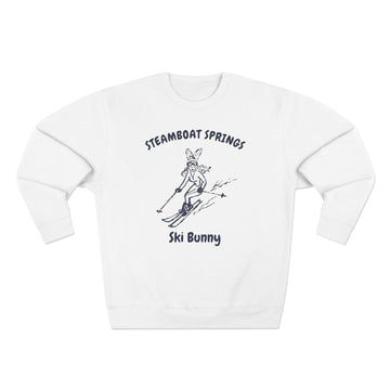 Premium Steamboat Springs, Colorado Ski Bunny Sweatshirt - 0