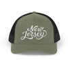 New Jersey Snapback Trucker Cap - Embroidered New Jersey Hat