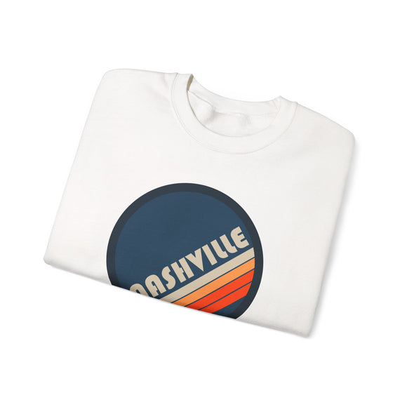 Nashville, Tennessee Sweatshirt - Retro Graphic Crewneck