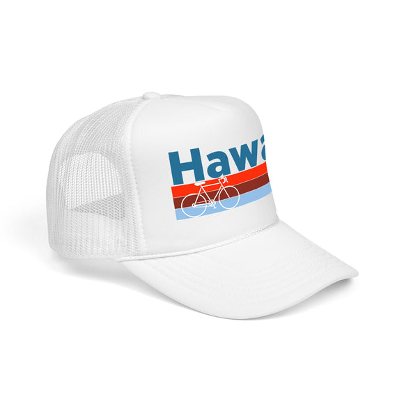Hawaii Trucker Hat - Foam Hawaii Bike Cap
