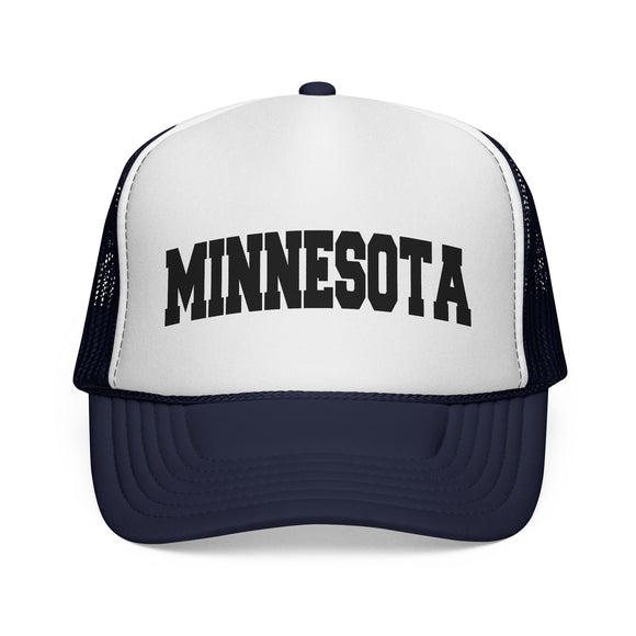Minnesota Retro Collegiate Style Trucker Hat
